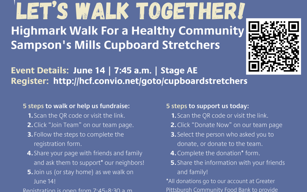 Walk for a Healthy Community!